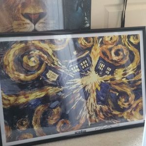 Doctor who Matt Smith autographed poster